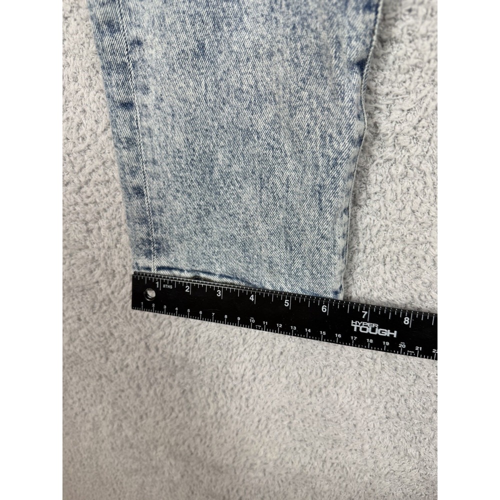 FRAME Le High Straight Ankle Jeans Womens 28 Lombard Bleach‎ Acid Wash Blue - Picture 9 of 10